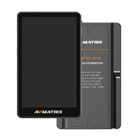 AVMATRIX VM40 - monitor podglądowy dla vlogerów i twórców mobilnych, USB-C, HDMI, 1080p_1